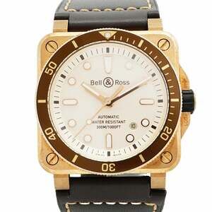 Bell & Ross Diver White Bronze BR0392-D-WH-BR SCA Silver Dial Men's Watch